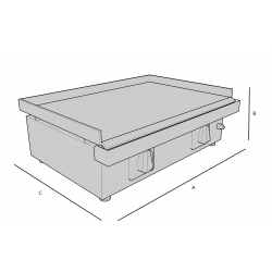 Funda a medida de jardin forma rectangular