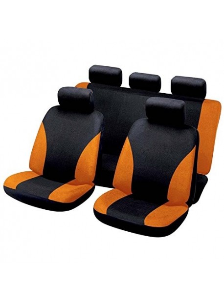 Funda universal para el asiento de seguridad rojo y negro