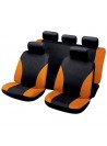 Funda universal para el asiento de seguridad naranja y negro
