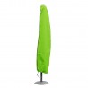 Funda de sombrilla recta H 185 x Ø arriba 25 x Ø abajo 40 cm verde anís