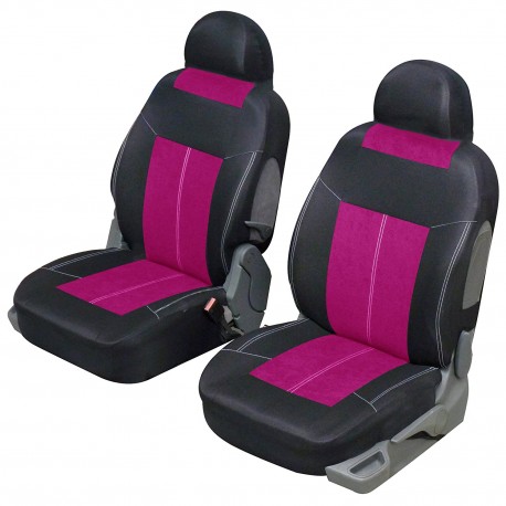 Funda de asiento delantero VSP rosa y negro universal